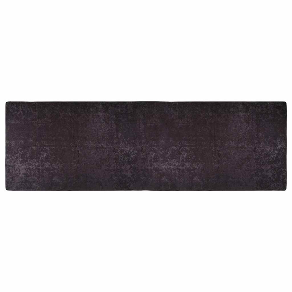 Vidaxl Rug Washable Anthracite Anti Slip Living Room Floor Carpet Area Rug
