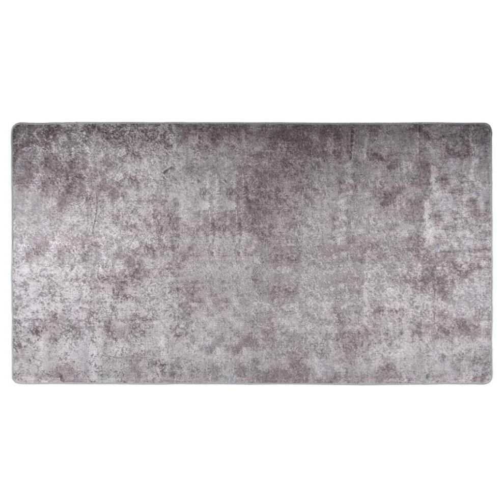 Vidaxl Rug Washable Grey Anti Slip Home Living Room Floor Carpet Area Rug