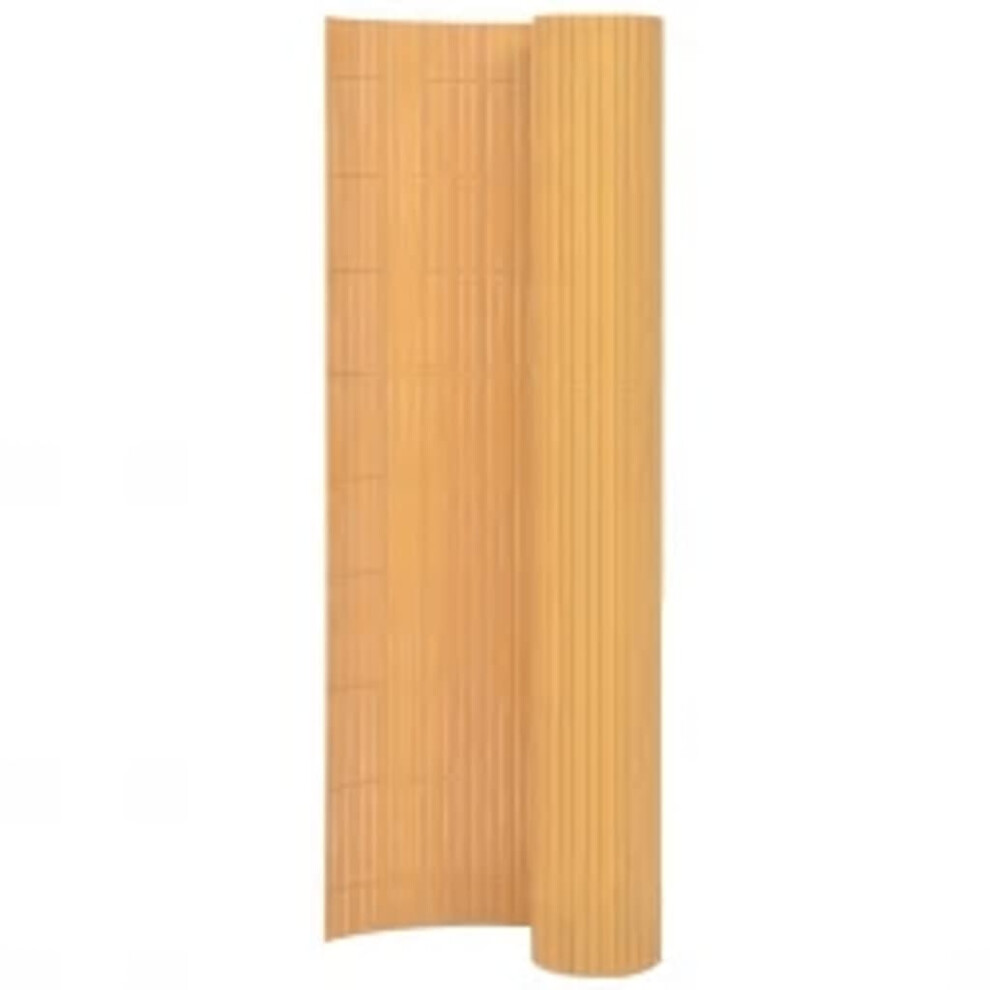 Vidaxl Double-Sided Garden Fence Yellow Porch Blind Windbreak Privacy Screen