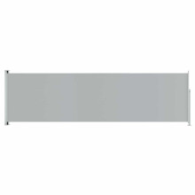 (grey, 180 x 600 cm) vidaXL Retractable Side Awning Garden Privacy Screen Balcony Outdoor Screen