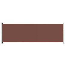 (brown, 200 x 600 cm) vidaXL Retractable Side Awning Garden Privacy Screen Balcony Outdoor Screen