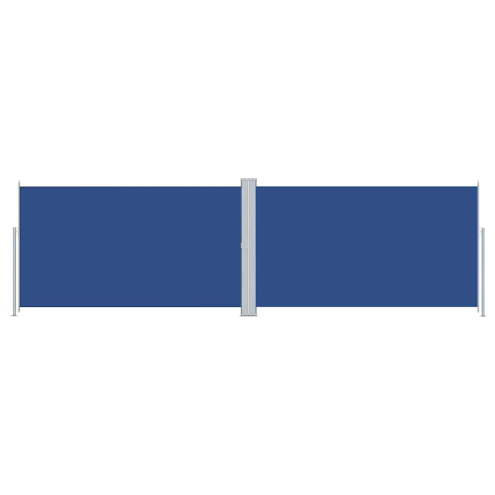 Vidaxl (Blue, 180 X 600 Cm) Retractable Side Awning Garden Privacy Screen Multi Colours Multi Sizes