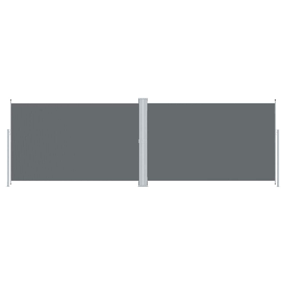Vidaxl Anthracite (, 220 X 600 Cm) Retractable Side Awning Garden Privacy Screen Multi Colours Multi Sizes Large