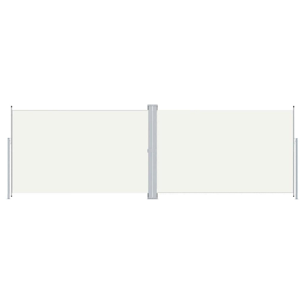 Vidaxl (Cream, 200 X 600 Cm) Retractable Side Awning Garden Privacy Screen Multi Colours Multi Sizes