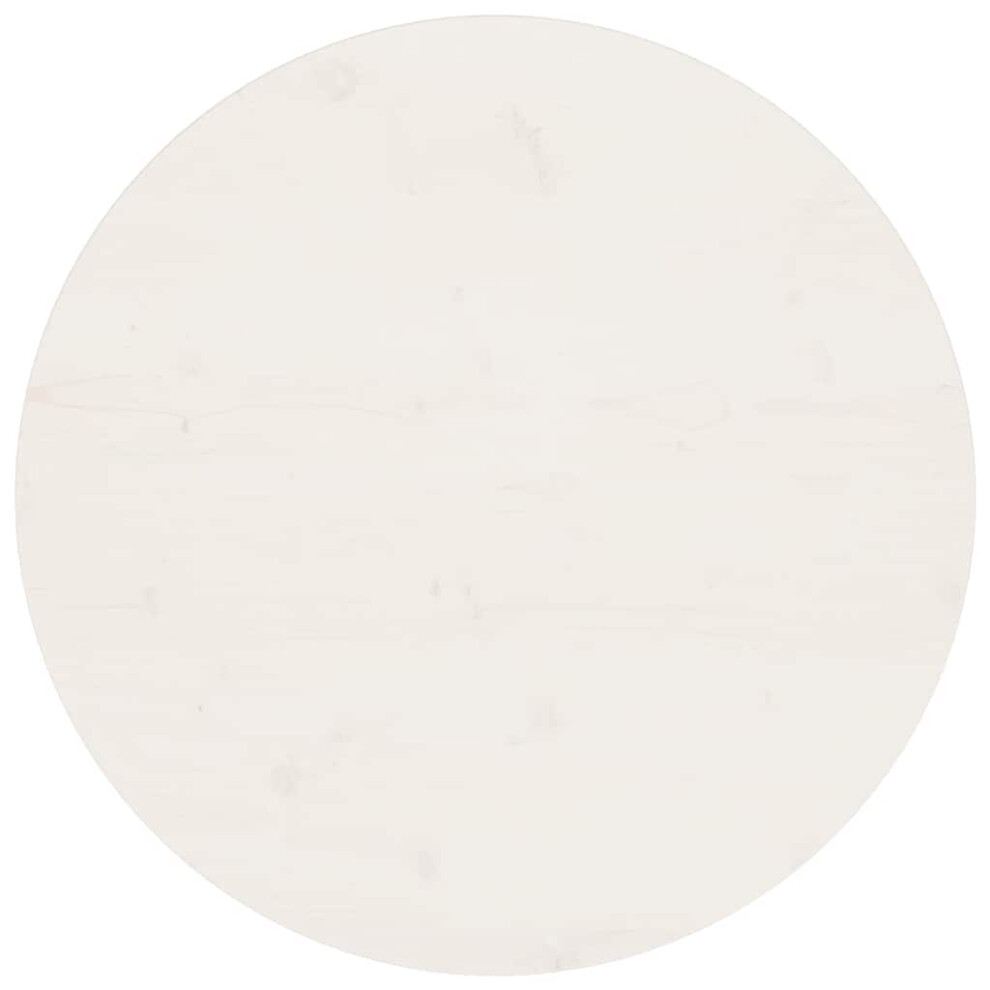 Vidaxl (White, ? 70 X 2.5 Cm) Table Top Replacement Coffee Table Top Dining Table Top Solid Wood Pine