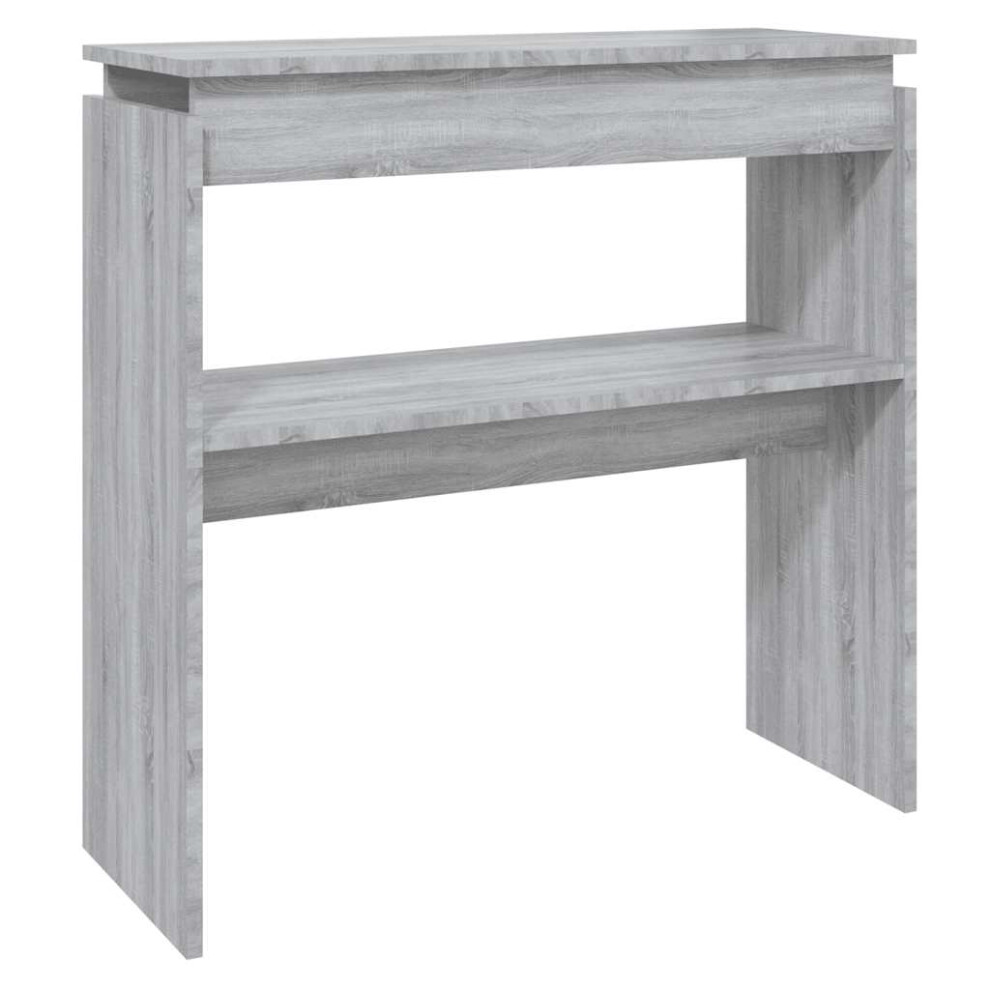 Vidaxl ( Sonoma) Console Table Hallway Accent Couch Table End Side Table Engineered Wood Grey