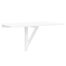 (High gloss white) vidaXL Folding Wall Table Office Bedroom Computer Writing Desk Multi Colours