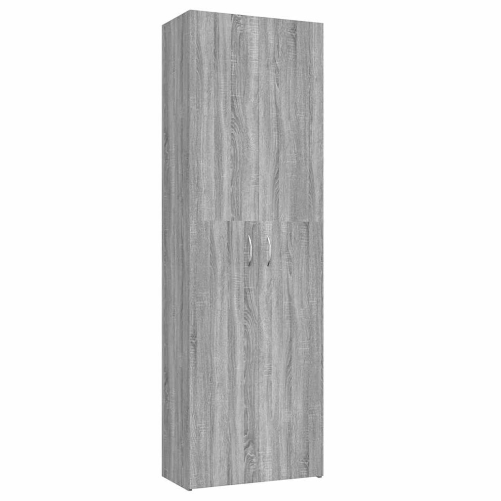 Vidaxl Grey ( Sonoma) Office Cabinet Filing Folder Organiser Storage Cabinet Engineered Wood