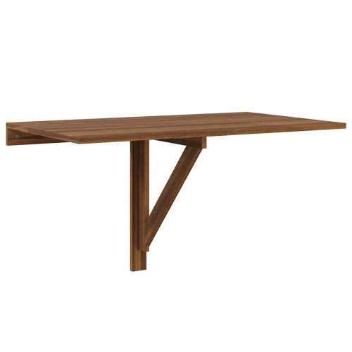 VidaXL (Brown oak) vidaXL Folding Wall Table Office Bedroom Computer Writing Desk Multi Colours