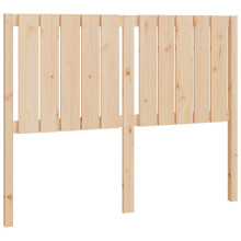 (brown, 125.5 x 4 x 100 cm) vidaXL Bed Headboard Home Bedroom Decorative Bed Header Panel Solid Wood Pine