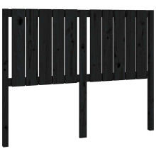 (black, 125.5 x 4 x 100 cm) vidaXL Bed Headboard Home Bedroom Decorative Bed Header Panel Solid Wood Pine