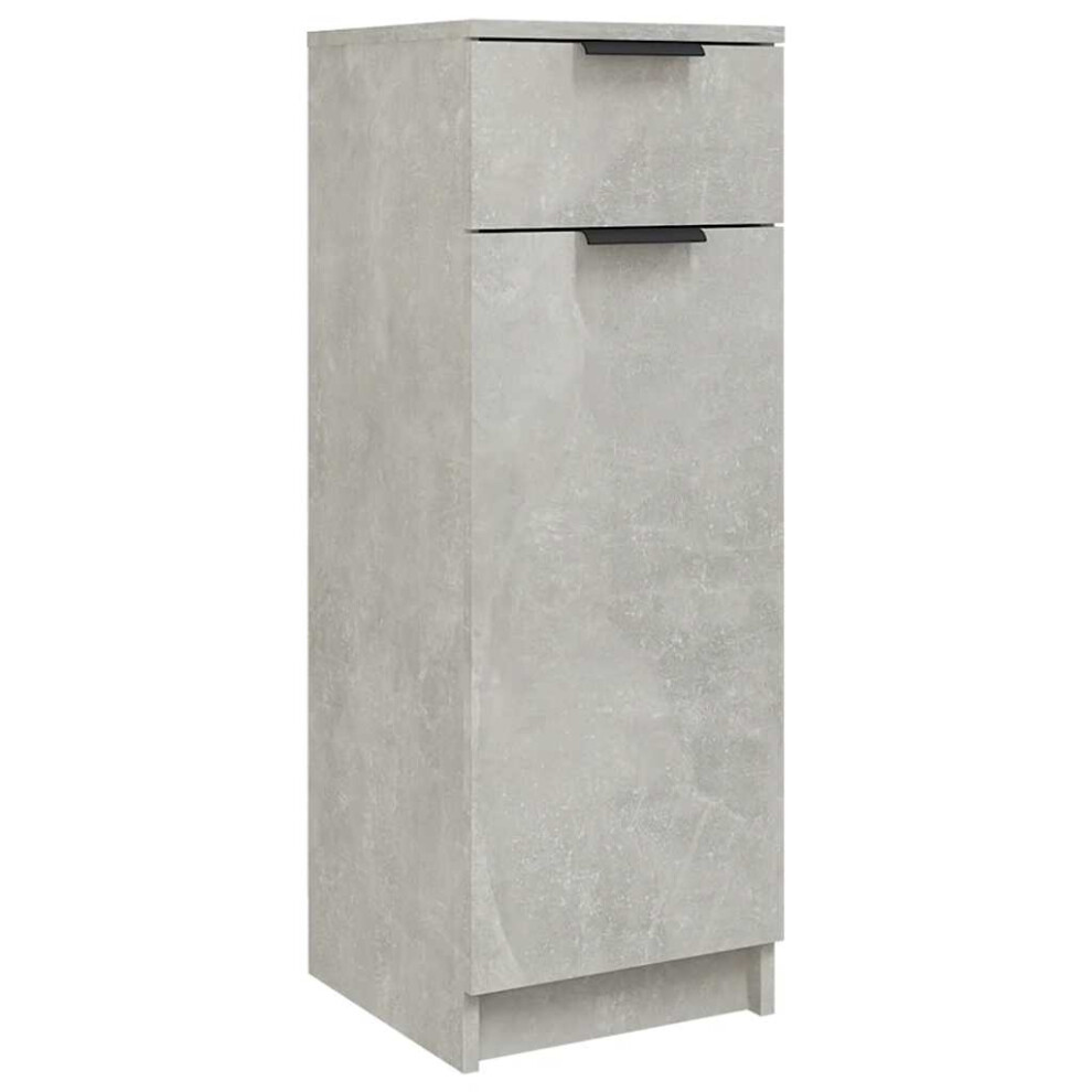 Vidaxl (Concrete Grey) Bathroom Cabinet Engineered Wood Vanity Unit Cupboard Multi Colours