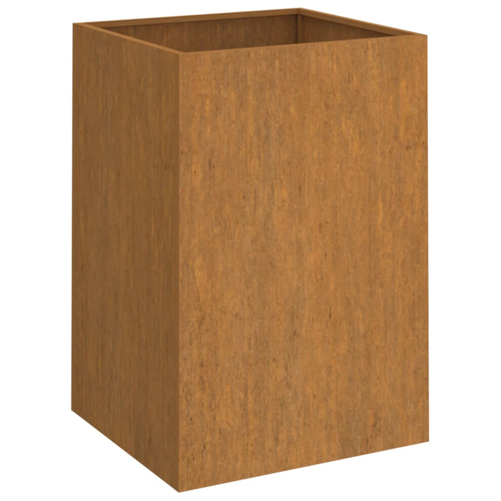 Vidaxl Planter Garden Raised Bed Patio Outdoor Pot Plant Stand Corten Steel