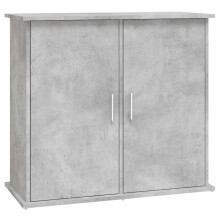 (concrete grey, 81 x 36 x 73 cm) vidaXL Aquarium Stand Fish Tank Cabinet Aquarium Cabinet Black Engineered Wood