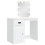 VidaXL (white) vidaXL Dressing Table with LED Lights Makeup Table Vanity Desk Cosmetic Table 1