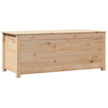 (natural, 110 x 50 x 45.5 cm) vidaXL Storage Box Trunk Organiser Storage Chest Blanket Box Solid Wood Pine