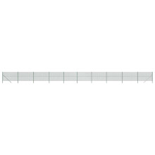 vidaXL Maschendrahtzaun Grün 1,6x25 m