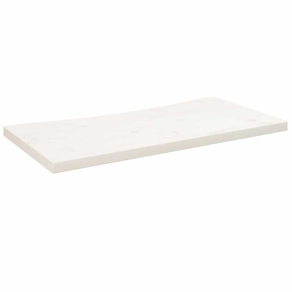 Vidaxl (White, 80 X 40 X 2.5 Cm) Desk Top Coffee Table Top Wooden Office Work Desk Top Solid Mango Wood