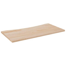 (brown, 110 x 60 x 2.5 cm) vidaXL Desk Top Coffee Table Top Wooden Office Work Desk Top Solid Mango Wood