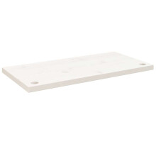 (white, 80 x 40 x 2.5 cm) vidaXL Desk Top Coffee Table Top Wooden Office Work Desk Top Solid Mango Wood