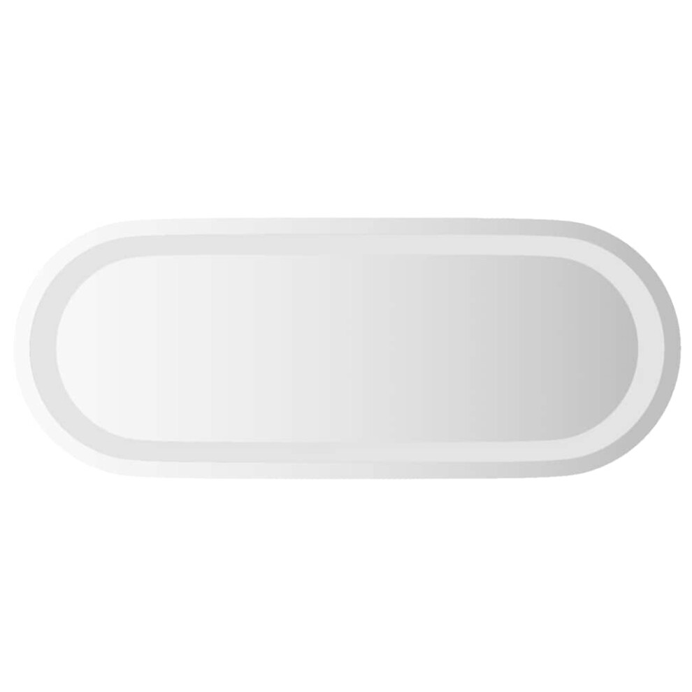 Vidaxl (50 X 20 Cm) Led Bathroom Mirror Wall Mirror Wall Vanity Mirror With Led Light Oval