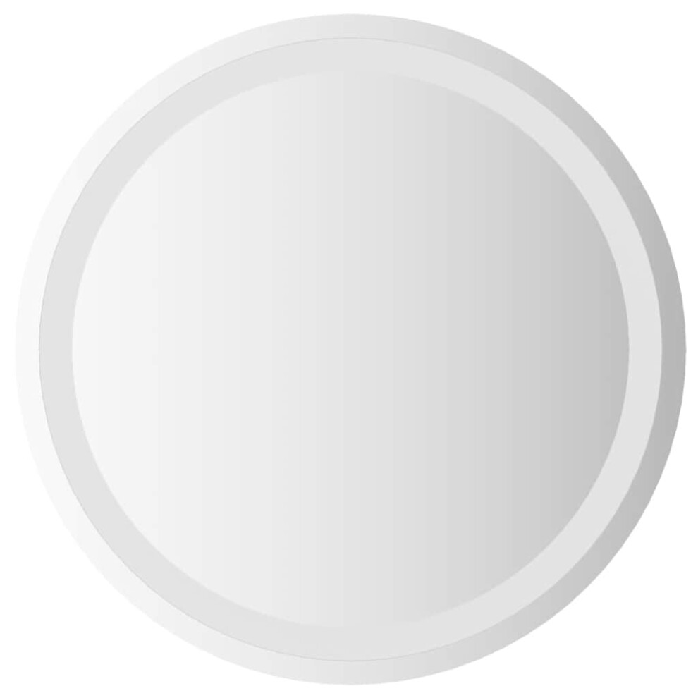 Vidaxl (50 Cm) Led Bathroom Mirror Wall Mirror Vanity Mirror With Led Light Round