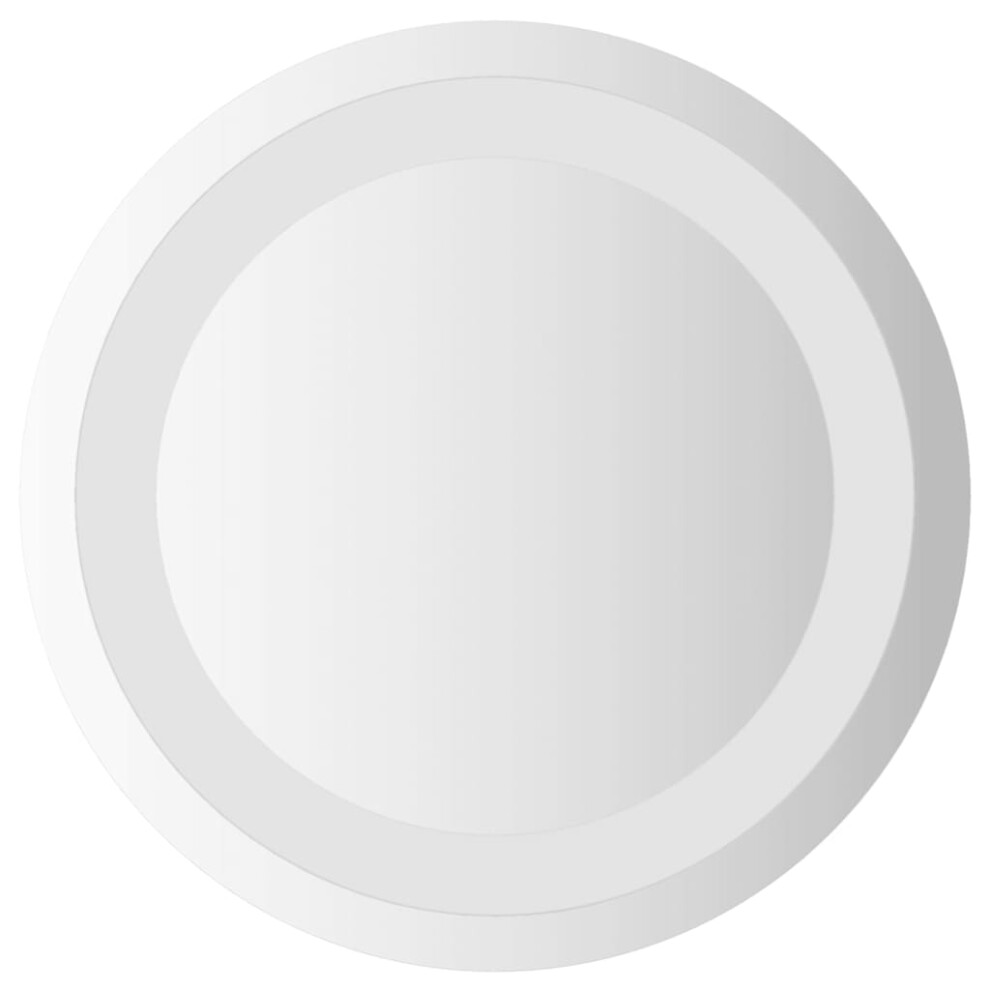 Vidaxl (30 Cm) Led Bathroom Mirror Wall Mirror Vanity Mirror With Led Light Round