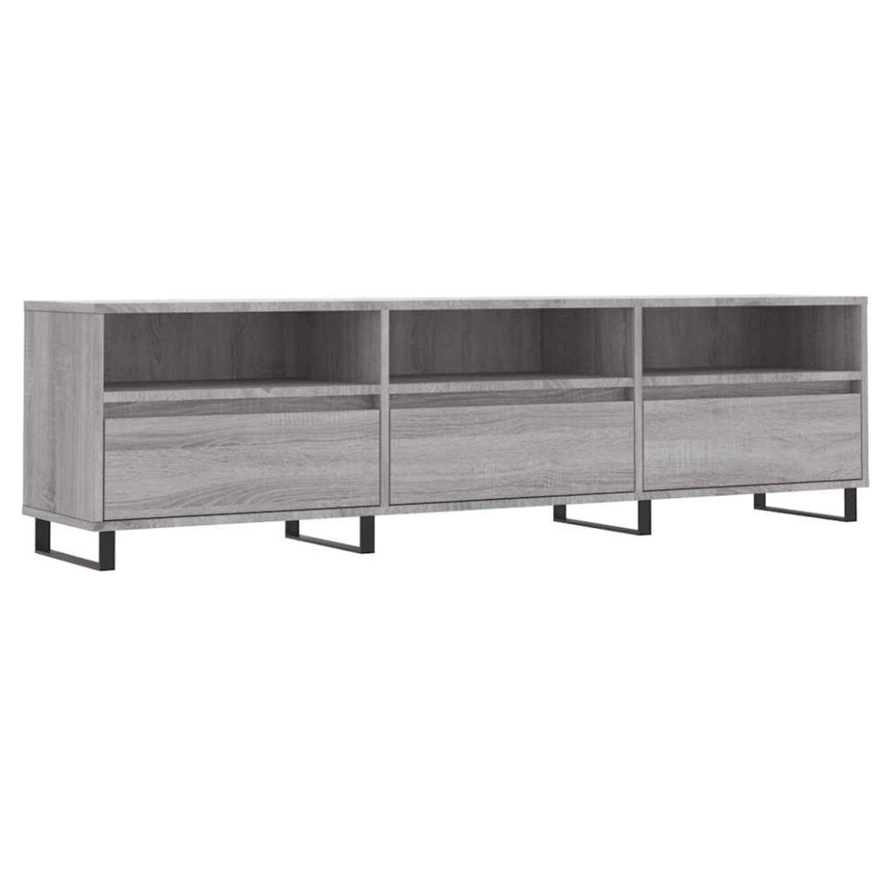 Vidaxl Tv Cabinet Tv Unit Media Cabinet Tv Stand Grey Sonoma Engineered Wood