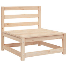 (natural pine, chair) vidaXL Garden Lounge Set Outdoor Lounge Set Corner Sofa Couch Solid Pinewood
