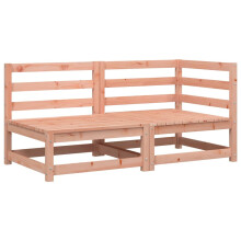 (natural douglas, corner + chair) vidaXL Garden Lounge Set Outdoor Lounge Set Corner Sofa Couch Solid Pinewood