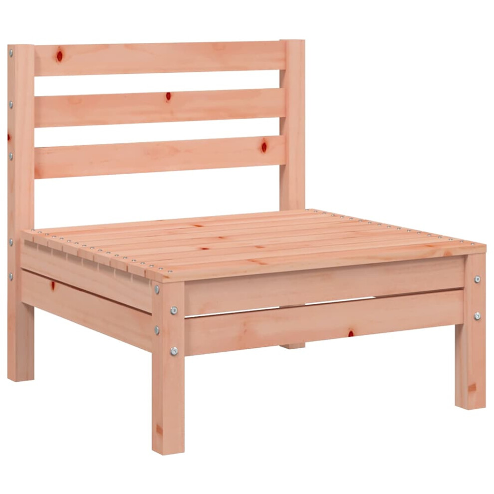 Vidaxl (Natural Douglas, 1 Pcs/Middle Sofa) Garden Sofa Outdoor Sofa Wooden Sectional Sofa Seat Solid Wood Pine
