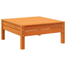 (wax brown, 1 pcs/footrest) vidaXL Garden Sofa Outdoor Sofa Wooden Sectional Sofa Seat Solid Wood Pine