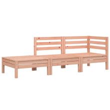 (natural douglas, 1 pcs/3-seater) vidaXL Garden Sofa Outdoor Sofa Wooden Sectional Sofa Seat Solid Wood Pine