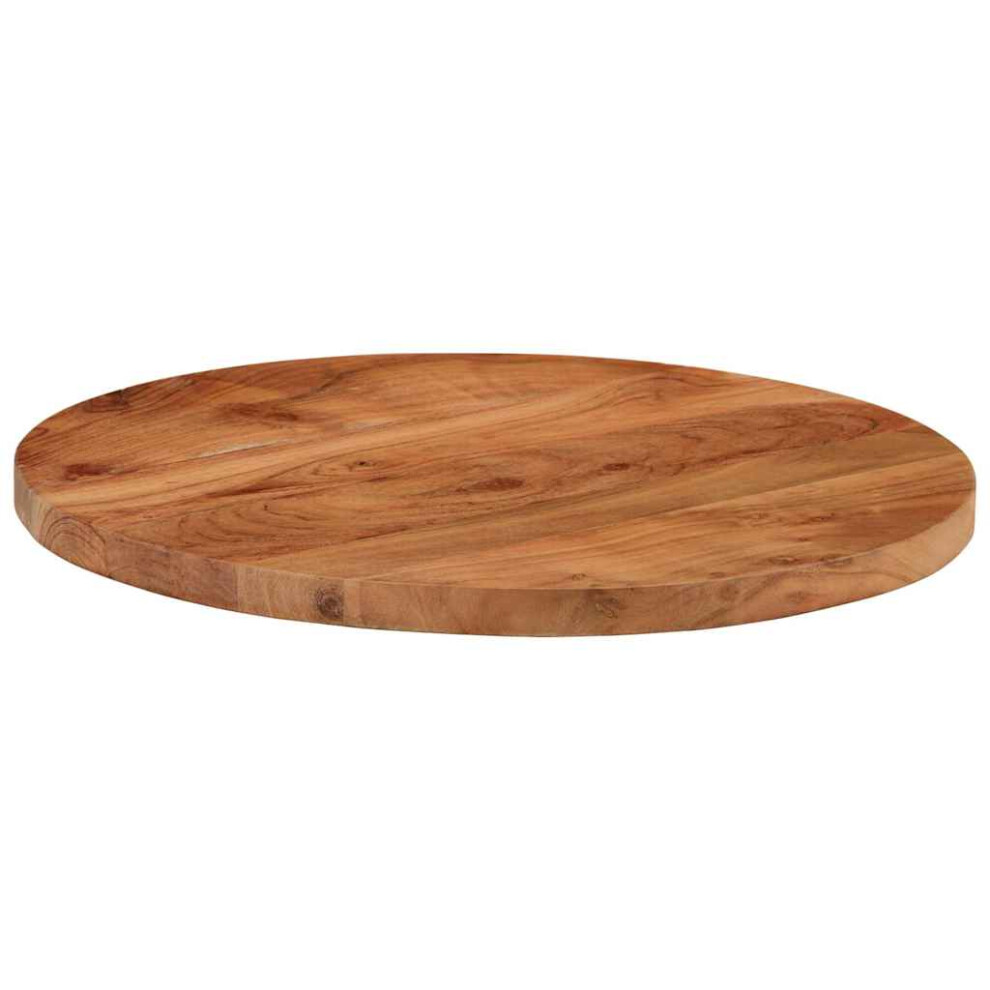 Vidaxl (40 X 3.8 Cm) Table Top Replacement Board Dining Table Top Wooden Furniture Top Round