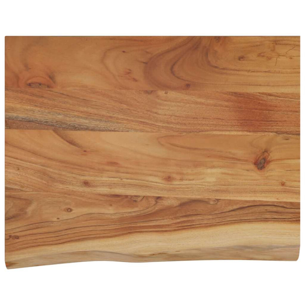 Vidaxl Wall Shelf Floating Shelf Rack Rectangular Solid Wood Acacia Live Edge