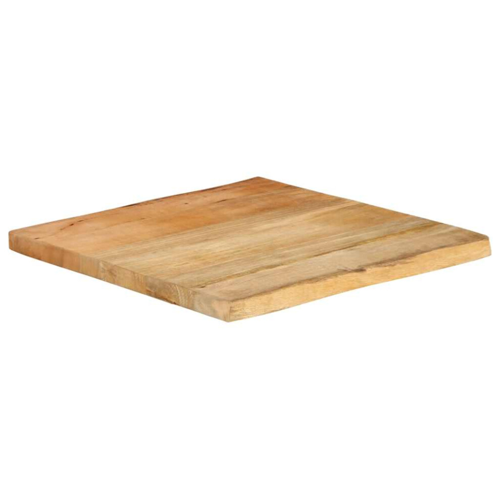 Vidaxl (40 X 40 Cm) Table Top Replacement Board Desktop Accessory Solid Wood Live Edge