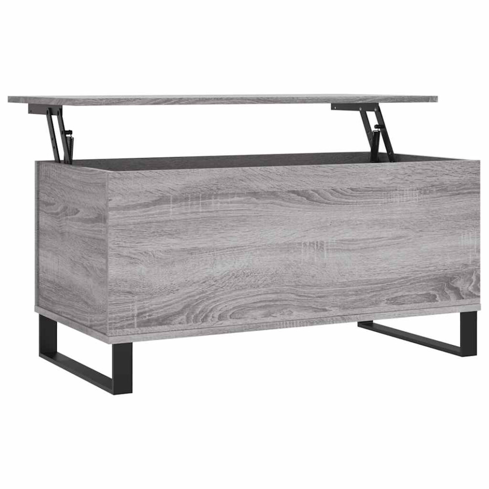 Vidaxl (Grey Sonoma) Coffee Table Side Table End Accent Telephone Sofa Table Engineered Wood