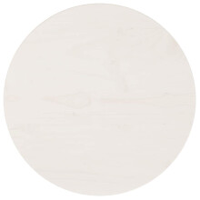 vidaXL Table Top Wooden Desk Top Dining Table Top Round White Solid Wood Pine