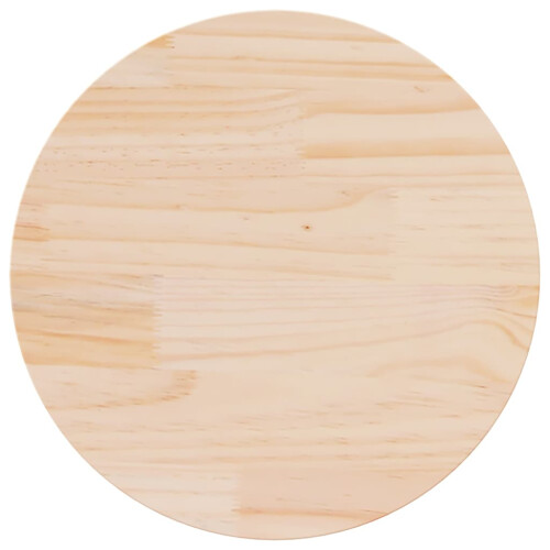 VidaXL vidaXL Table Top Replacementn Desk Top Dining Table Top Round Solid Wood Pine