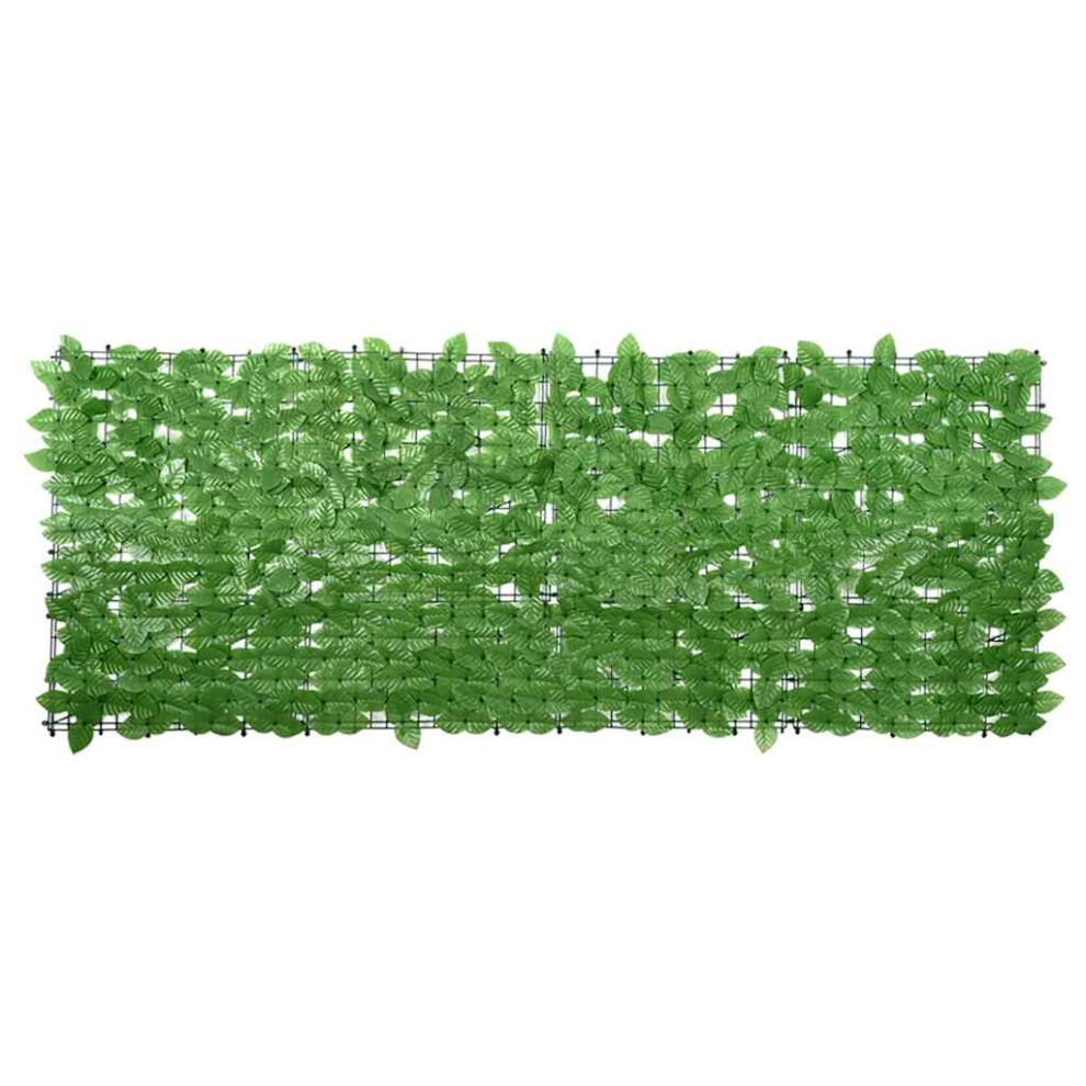 Vidaxl Balcony Screen With Green Leaves Garden Fence Privacy Screen 200X75 Cm