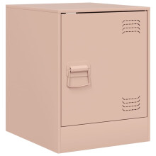 (pink, 1 pcs) vidaXL Bedside Cabinets Nightstand Bed Side Cabinet 2 pcs Olive Green Steel