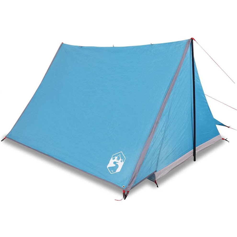 Vidaxl (Blue) Camping Tent 2-Person Lightweight Tent Dome Tent Shelter Waterproof Blue