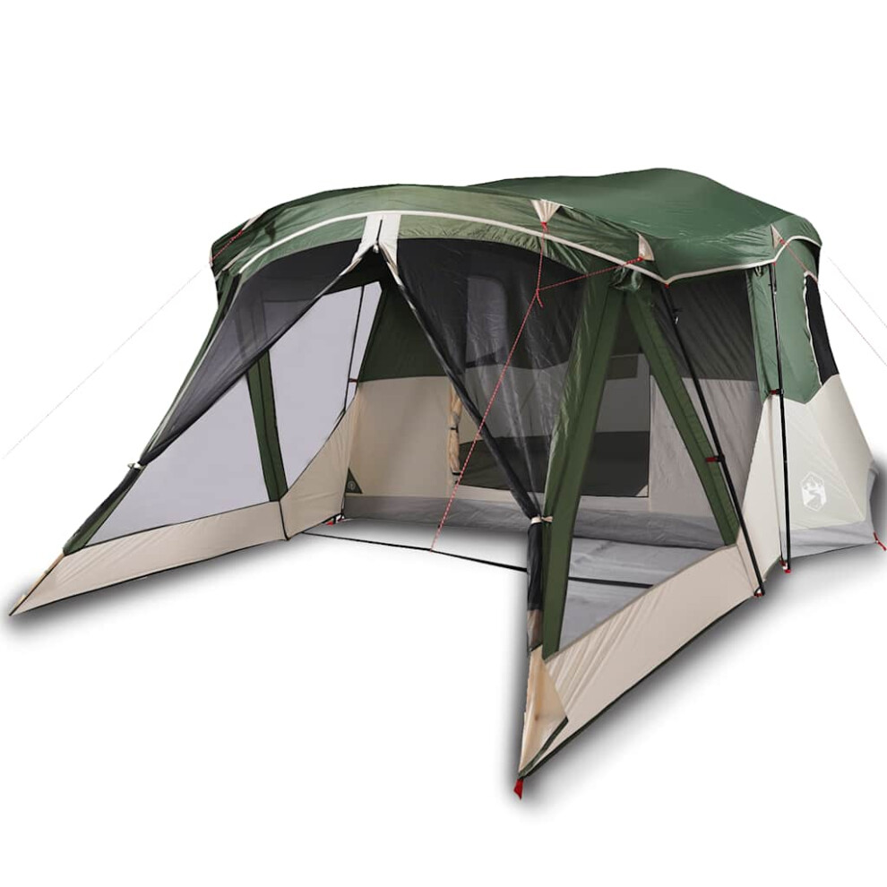 Vidaxl (Green, 4-Person) Family Tent With Porch 6-Person Lightweight Camping Tent Waterproof