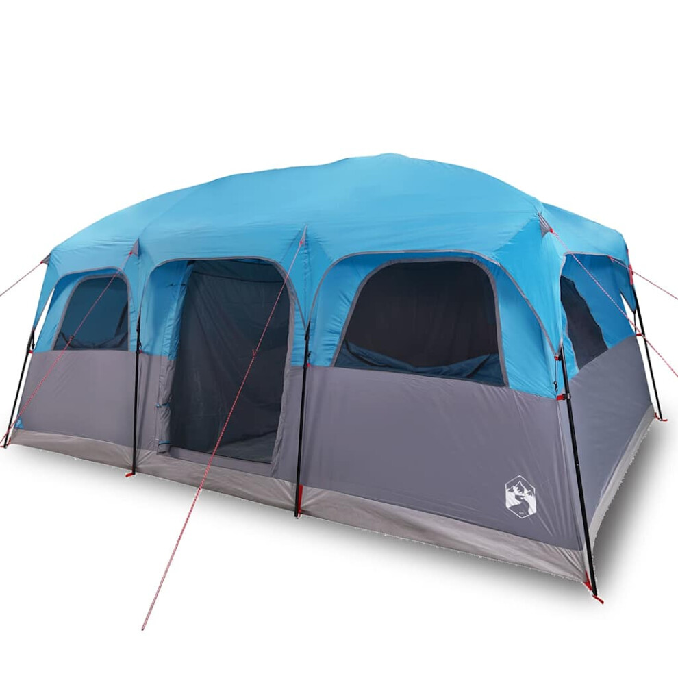 Vidaxl (Blue) Family Tent Cabin 10-Person Camping Tent Lightweight Tent Waterproof