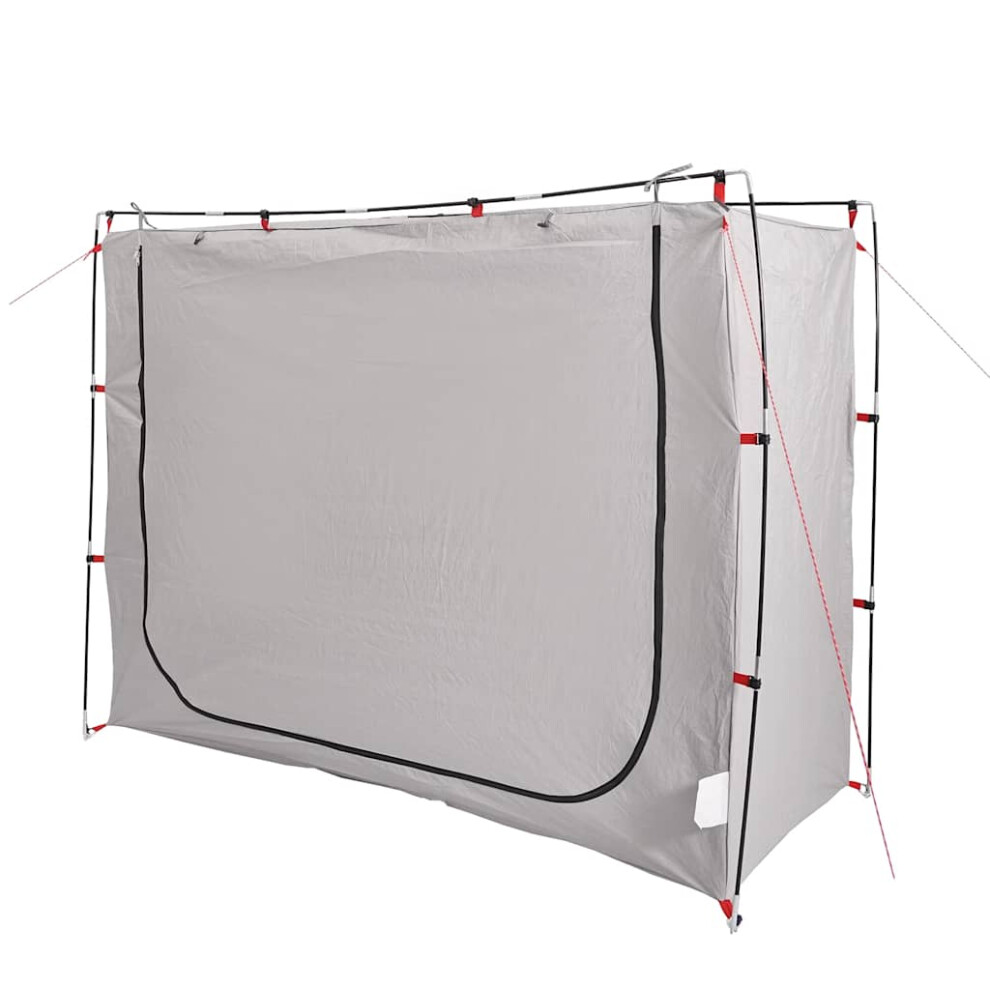 Vidaxl Storage Tent Lightweight Tent Camping Utility Tent Waterproof Grey