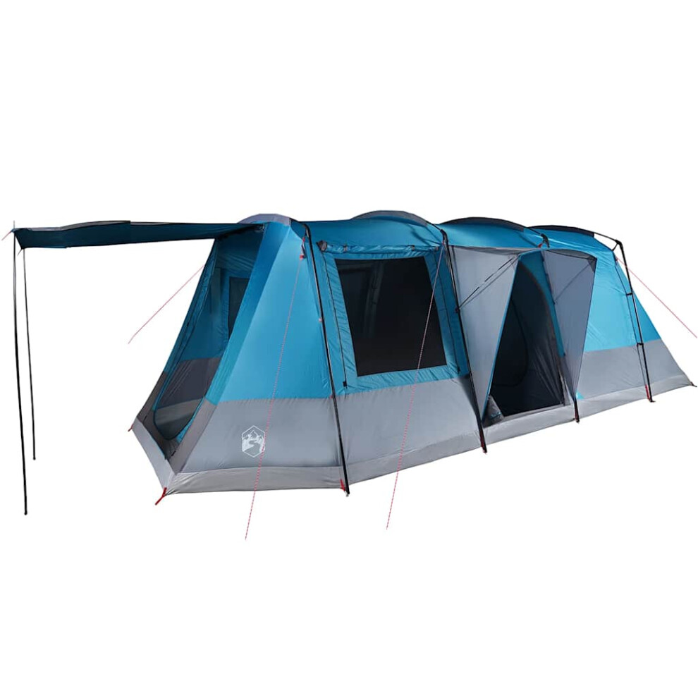 Vidaxl (Blue) Camping Tent Tunnel 4-Person Lightweight Tent Dome Tent Waterproof