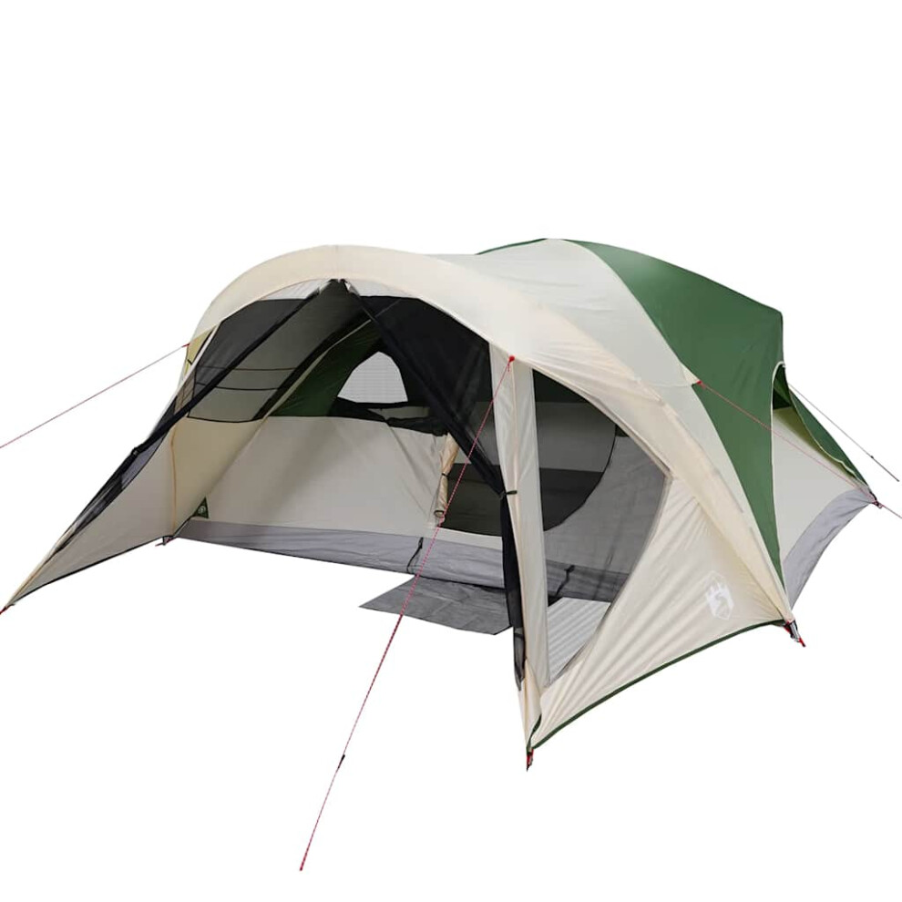 Vidaxl (Green) Family Tent Cabin 6-Person Camping Tent Lightweight Tent Waterproof