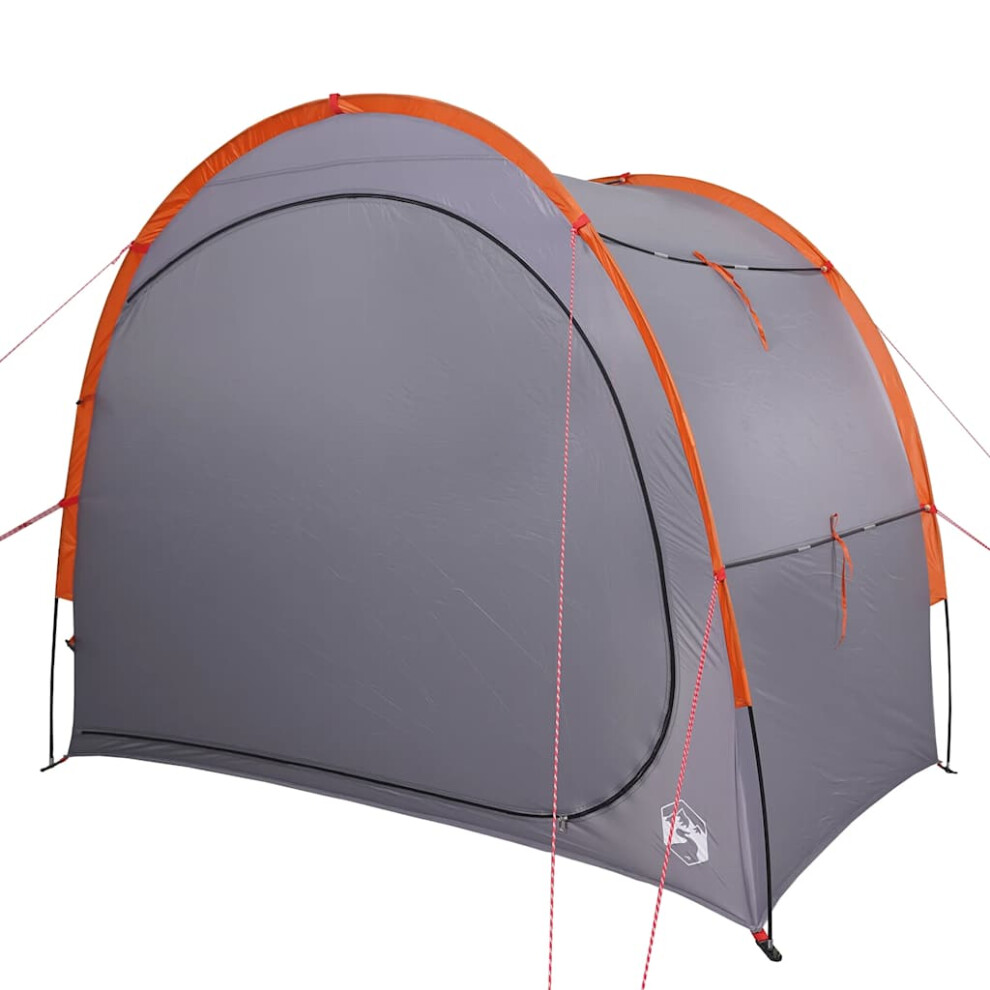 vidaXL Storage Tent Lightweight Tent Utility Tent Grey and Orange Waterproof-image-OPC-PDY2J9F-NEW