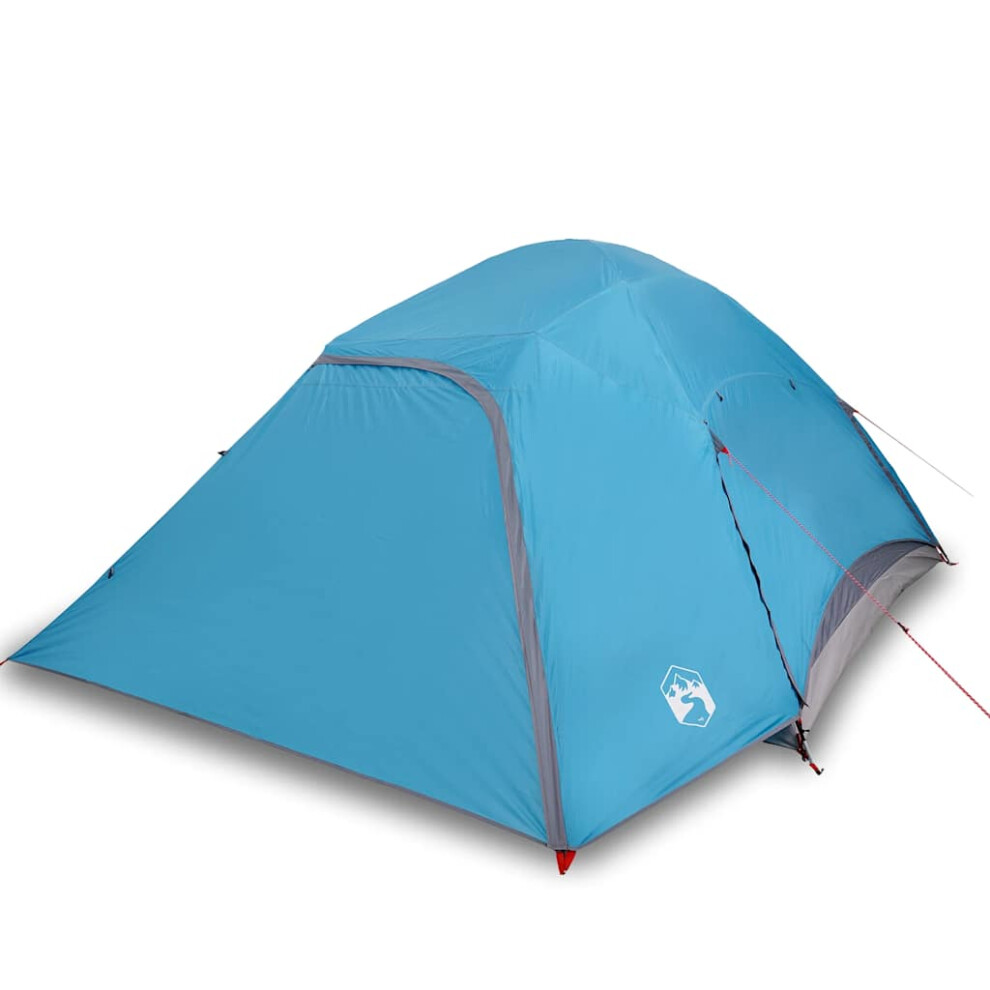 Vidaxl Blue (, 6-Person) Family Tent Dome 6-Person Lightweight Tent Camping Tent Waterproof