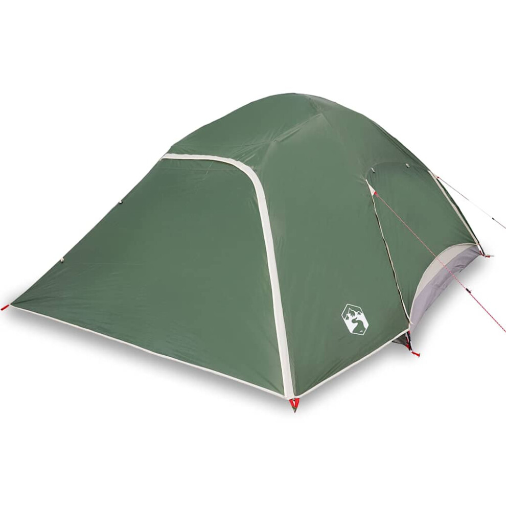 (green, 6-person) vidaXL Family Tent Dome 6-Person Lightweight Tent Camping Tent Waterproof
